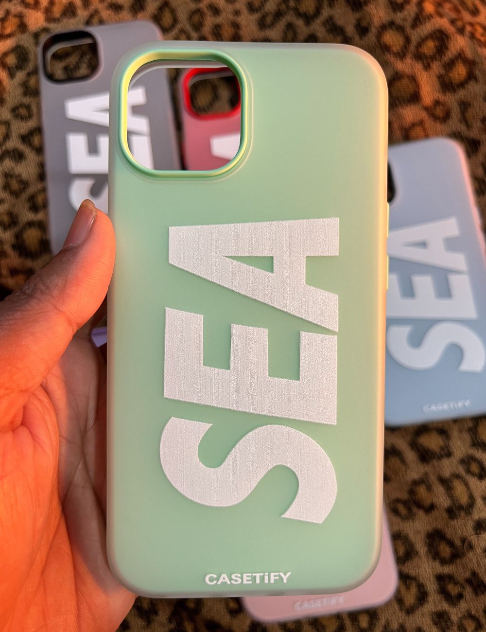 Mint Green Sea 2in1 case for Apple Iphone 14