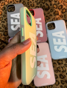 Mint Green Sea 2in1 case for Apple Iphone 14