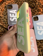 Load image into Gallery viewer, Mint Green Sea 2in1 case for Apple Iphone 14
