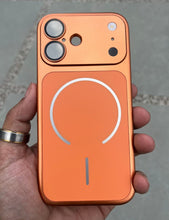 Load image into Gallery viewer, Orange Hard Convert Magsafe Case For Apple Iphone 16
