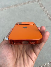 Load image into Gallery viewer, Orange Electroplated Chrome Glass Lense Case For Apple Iphone 17
