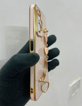 Load image into Gallery viewer, Pink chrome chain silicone premium case for OnePlus Nord CE 2 Lite
