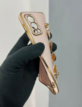 Load image into Gallery viewer, Pink chrome chain silicone premium case for OnePlus Nord 2

