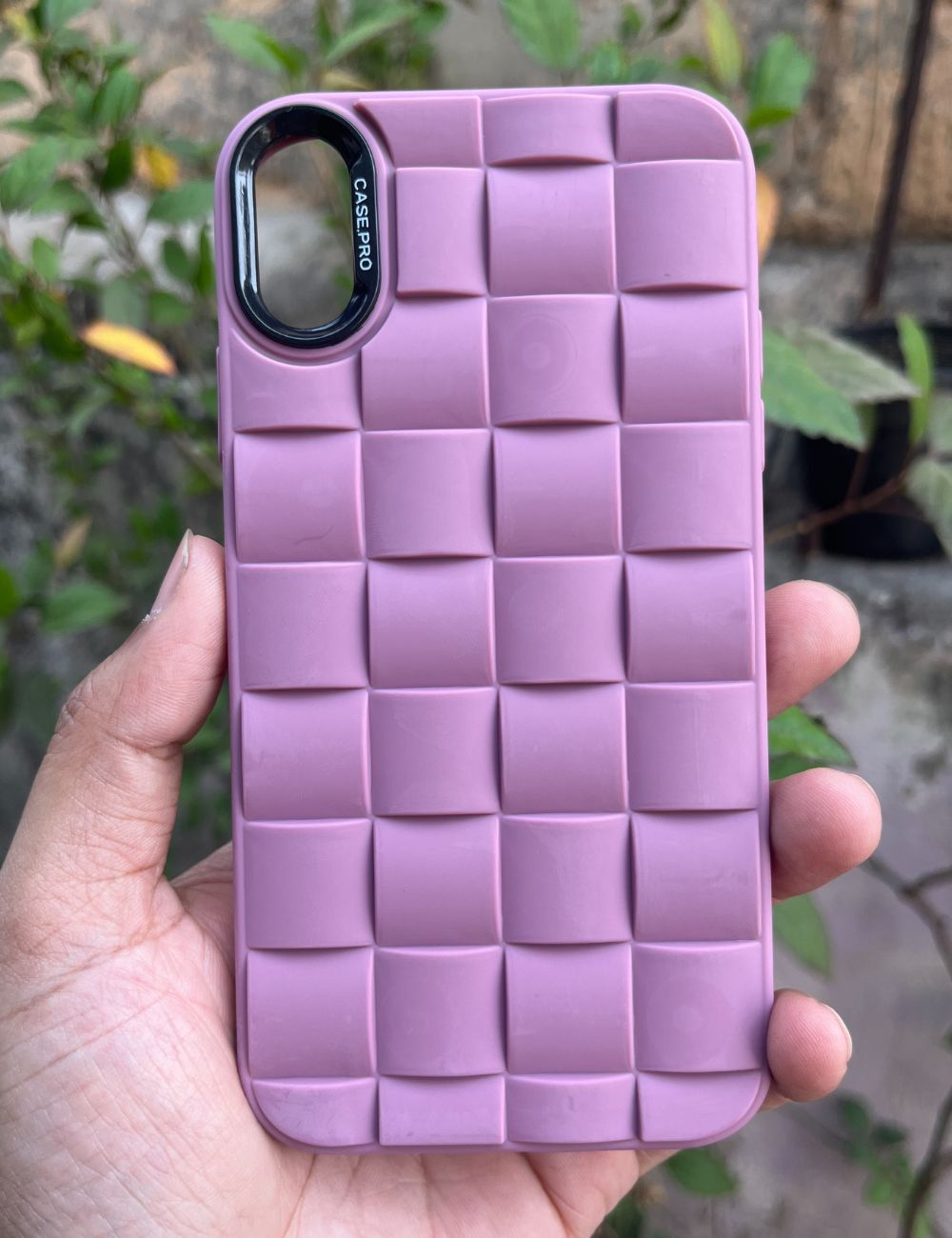 Pink Checkered wave Case For Apple Iphone X/XS