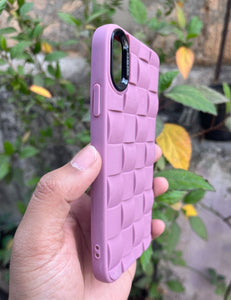Pink Checkered wave Case For Apple Iphone X/XS