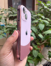 Load image into Gallery viewer, Rose Gold Leather 2in1 Glass Lense Case For Apple Iphone 13
