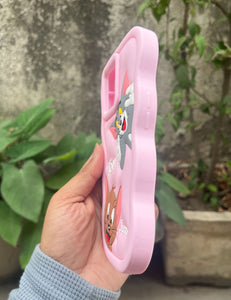 Baby Pink T&J Cartoon cute silicone case for Oneplus Nord Ce 2 Lite