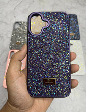 Load image into Gallery viewer, Deep Purple Swarovski Luxury Case For Apple Iphone 16
