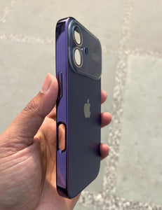 Deep Purple Auto Focus Luxury Design Case For Apple Iphone 16
