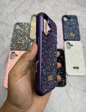 Load image into Gallery viewer, Deep Purple Swarovski Luxury Case For Apple Iphone 16
