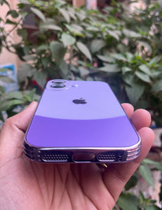 Purple Leather 2in1 Glass Lense Case For Apple Iphone 16 Plus