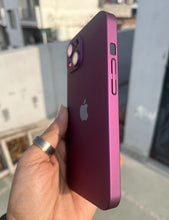 Load image into Gallery viewer, Purple Hard Pc premium case for Apple Iphone 13
