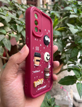 Load image into Gallery viewer, Maroon Coffee Silicone Designer Case For Oneplus Nord CE
