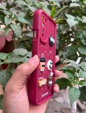 Load image into Gallery viewer, Maroon Coffee Silicone Designer Case For Oneplus Nord
