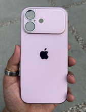 Load image into Gallery viewer, Rose Gold Electroplated Chrome Glass Lense Case For Apple Iphone 17
