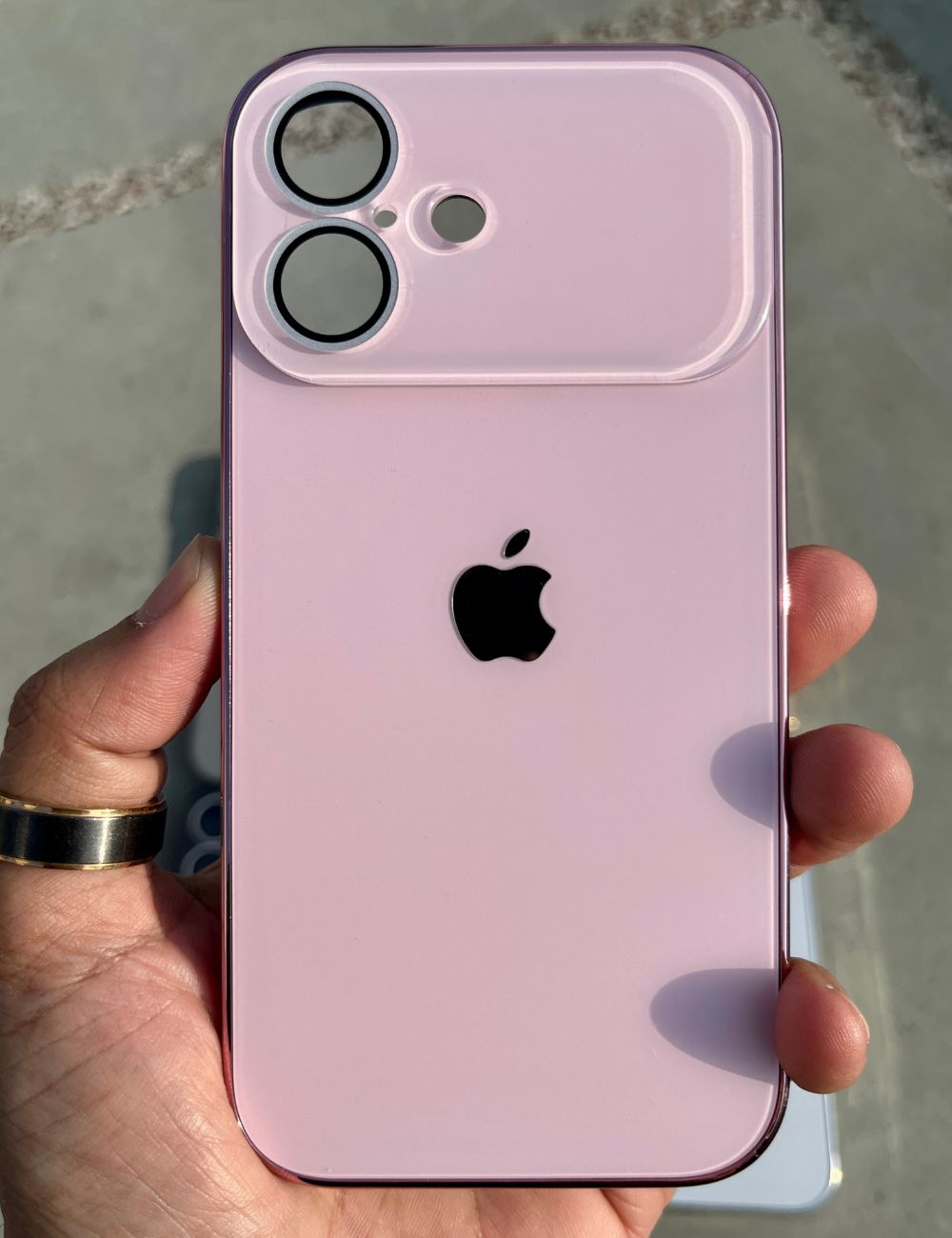 Rose Gold 17 Series Look Inspired Case For Apple Iphone 16