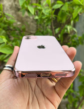 Load image into Gallery viewer, Rose Gold Electroplated Chrome Glass Lense Case For Apple Iphone 12
