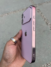 Load image into Gallery viewer, Rose Gold Electroplated Chrome Glass Lense Case For Apple Iphone 17
