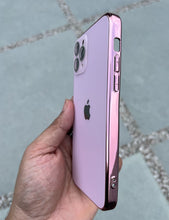 Load image into Gallery viewer, Rose Gold Electroplated Chrome Glass Lense Case For Apple Iphone 11 Pro Max
