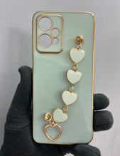 Load image into Gallery viewer, Mint Green chrome chain silicone premium case for OnePlus Nord CE 2 Lite
