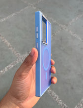 Load image into Gallery viewer, Sierra Blue Matte Magsafe Case For Samsung Galaxy S23 Ultra
