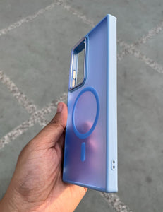 Sierra Blue Matte Magsafe Case For Samsung Galaxy S23 Ultra