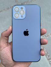Load image into Gallery viewer, Sierra Blue Electroplated Chrome Glass Lense Case For Apple Iphone 11 Pro Max
