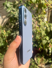 Load image into Gallery viewer, Sierra Blue Electroplated Chrome Glass Lense Case For Samsung Galaxy S23 Fe
