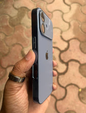 Load image into Gallery viewer, Sierra Blue Electroplated Chrome Glass Lense Case For Apple Iphone 17
