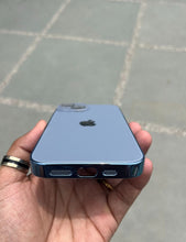Load image into Gallery viewer, Sierra Blue Electroplated Chrome Glass Lense Case For Apple Iphone 15 Plus
