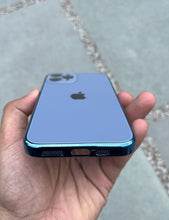 Load image into Gallery viewer, Sierra Blue Electroplated Chrome Glass Lense Case For Apple Iphone 11 Pro Max
