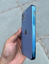 Load image into Gallery viewer, Sierra Blue Electroplated Chrome Glass Lense Case For Apple Iphone 11 Pro Max
