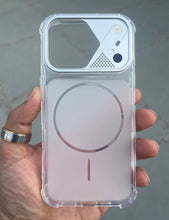 Load image into Gallery viewer, Silver Edge To Edge Drop Protection Clear Case For Apple Iphone 16
