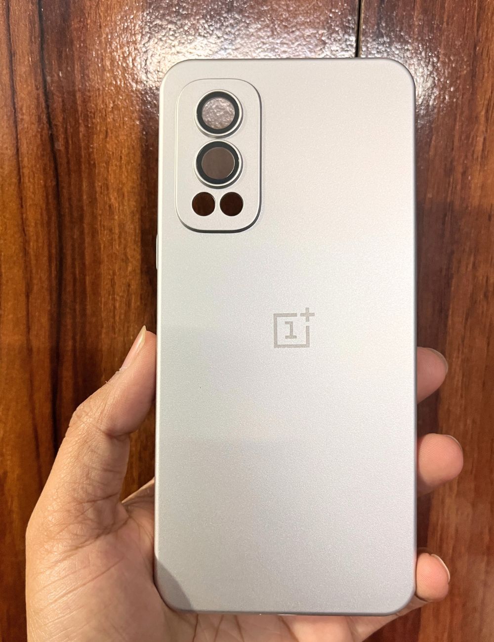 Silver Hard Pc premium case for OnePlus Nord 2