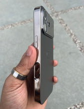 Load image into Gallery viewer, Silver Electroplated Chrome Glass Lense Case For Apple Iphone 17
