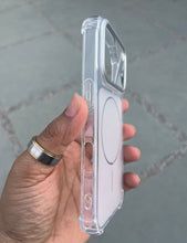 Load image into Gallery viewer, Silver Edge To Edge Drop Protection Clear Case For Apple Iphone 16
