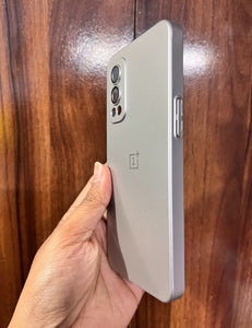 Silver Hard Pc premium case for OnePlus Nord 2