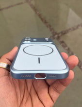Load image into Gallery viewer, Sky Blue Hard Convert Magsafe Case For Apple Iphone 17
