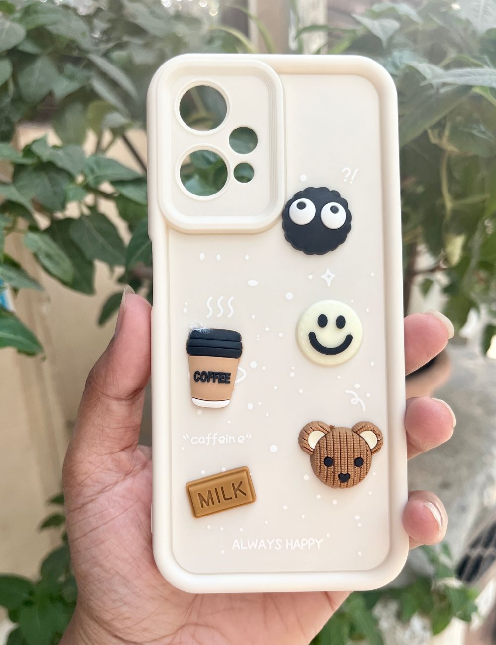 White Coffee Silicone Designer Case For Oneplus Nord Ce 2 Lite