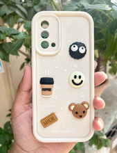 Load image into Gallery viewer, White Coffee Silicone Designer Case For Oneplus Nord CE
