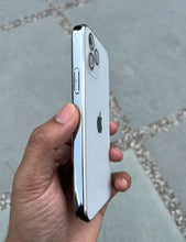 Load image into Gallery viewer, White Electroplated Chrome Glass Lense Case For Apple Iphone 12 Pro
