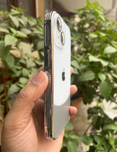 Load image into Gallery viewer, White Leather 2in1 Glass Lense Case For Apple Iphone 13
