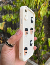 Load image into Gallery viewer, White Coffee Silicone Designer Case For Apple Iphone XR

