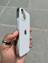 Load image into Gallery viewer, White Electroplated Chrome Glass Lense Case For Apple Iphone 14 Plus
