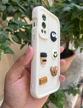 Load image into Gallery viewer, White Coffee Silicone Designer Case For Oneplus Nord 2
