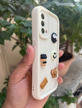 Load image into Gallery viewer, White Coffee Silicone Designer Case For Oneplus Nord CE
