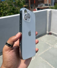 Load image into Gallery viewer, White Electroplated Chrome Glass Lense Case For Apple Iphone 14 Pro Max
