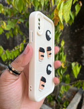 Load image into Gallery viewer, White Coffee Silicone Designer Case For Apple Iphone X/XS
