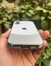 Load image into Gallery viewer, White Leather 2in1 Glass Lense Case For Apple Iphone 16
