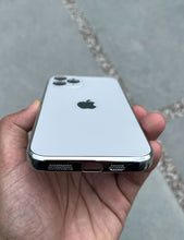 Load image into Gallery viewer, White Electroplated Chrome Glass Lense Case For Apple Iphone 12 Pro
